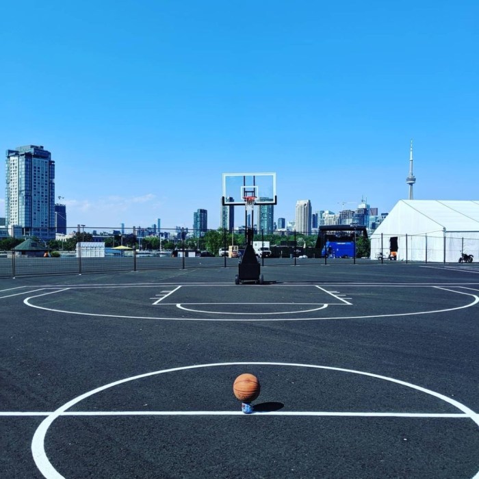 Lapangan basket outdoor