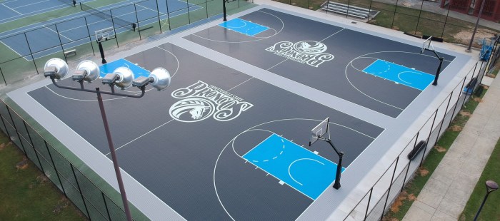 Outdoor Basketball Court