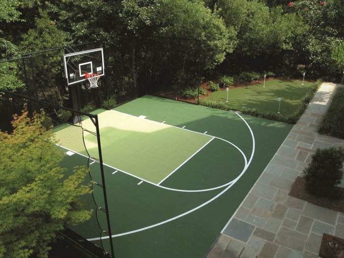 Backyard Basketball Courts - Outdoor Residential | AllSport America