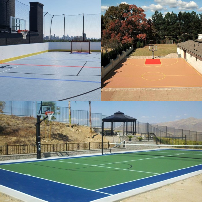 Backyard Basketball Court Flooring - ModuTile - Outdoor Sport Tiles